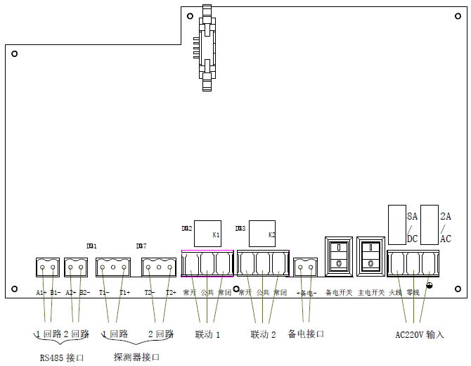 SSK-ZL-60N型可燃?xì)怏w報(bào)警控制器輸出板接線說(shuō)明.png
